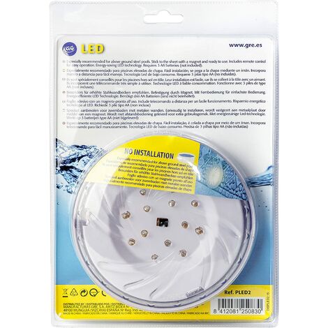 Set 3 Faretti LED Light Remote Control per Armadio a Batterie con Telecomando