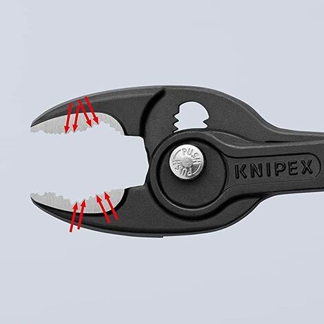 Pinza Regolabile Con Manico Antiscivolo E Presa Frontale E Laterale Professionale Twingrip8201 Knipex 89892198