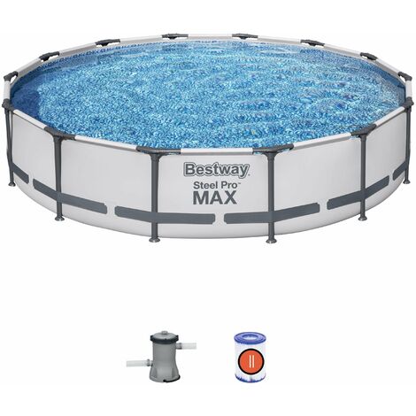 Piscina Tonda con struttura Steel Pro MAX 427x84 cm Bestway 56595