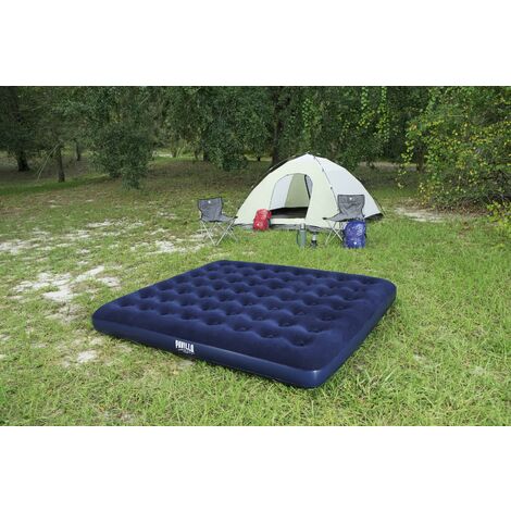 Materassino Gonfiabile Pavillo Per Campeggio - Blu, King 203x183 Cm - Ideale Per 2 Persone