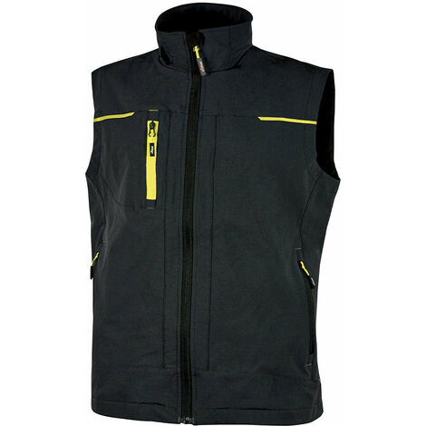 Gilet smanicato in cotone | Gilet stampato nero | ANTIK BATIK