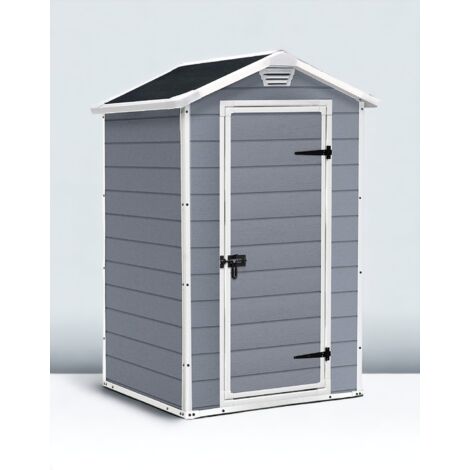 Garden Cottage casetta 130x95xh200 cm rimessa da giardino in resina Keter Manor P94 (1/5)