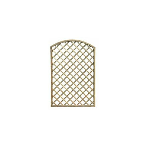 TRALICCIO AD ARCO IN PINO IMPREGNATO CORNICE MM.40X40 - Pannelli: 120x180