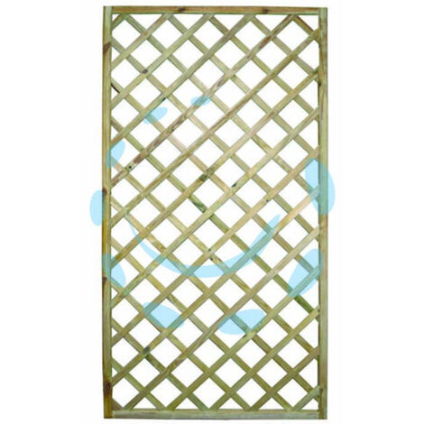 TRALICCIO IN PINO IMPREGNATO CORNICE MM.40X40 - Pannelli: 40x180