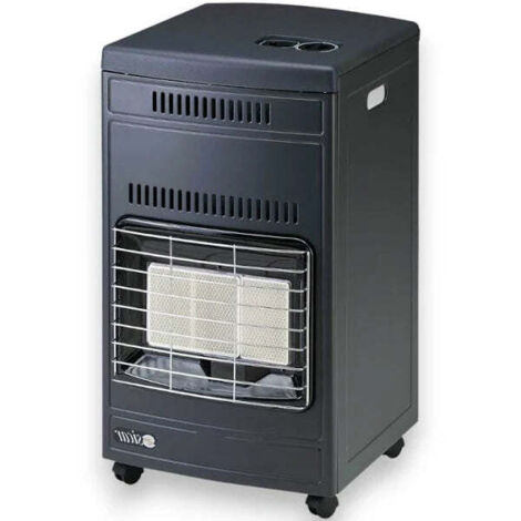 Stufa infrarossi a gas GPL ventilata 4200W grigia - 40,5x44,5x77h - 14,5kg - SICAR (1/5)
