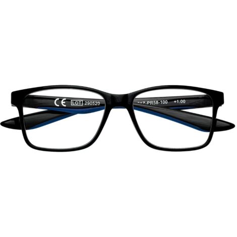 Occhiale Lettura Montatura Policarbonato Nero Soft Touch Pr65 - diottrie +2,0 - 31Z-PR65-200