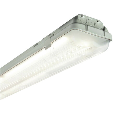 Plafoniera Stagna Senza Tubi Led Saving Stagna - 2x36w - 4000°K natur.- 4000 lm - 1264x121x82h