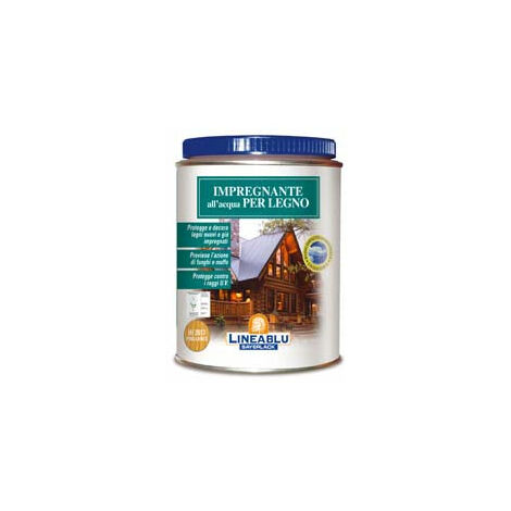 Impregnante all'acqua per legno - Colore: Teak - Specifiche: HI 2021 ml 750