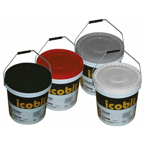 Guaina liquida impermeabilizzante Verimp Icobit in vari colori 5 kg - Red