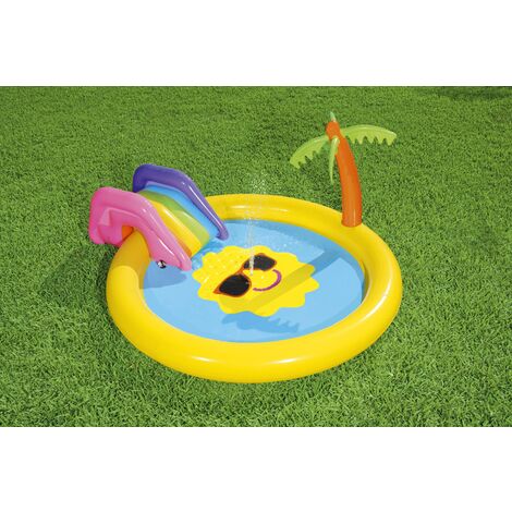 Piscinetta gonfiabile Isola del Sole con scivolo Bestway 53071