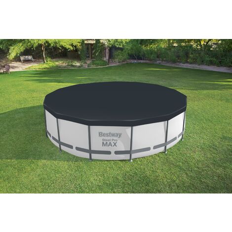 Telo copertura per piscine con struttura Tonda steel pro max Bestway 58038 (1/5)
