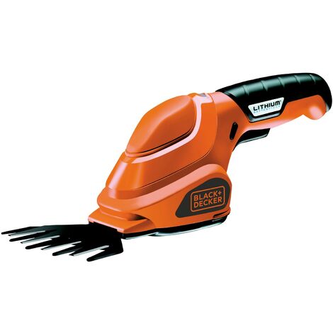 TOSAERBA E SFOLTIRAMI BLACK & DECKER, GSL700, A BATTERIA LITIO 7 V-1,2 AH, LAMA SFOLTIRAMI 15 CM Lama Erba 10 Cm 020927 Cesena