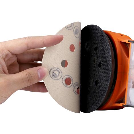 Dischi Carta Vetrata 125mm - Grana 40, Confezione Da 50 | Per Smerigliatrice Angolare - Foto 3