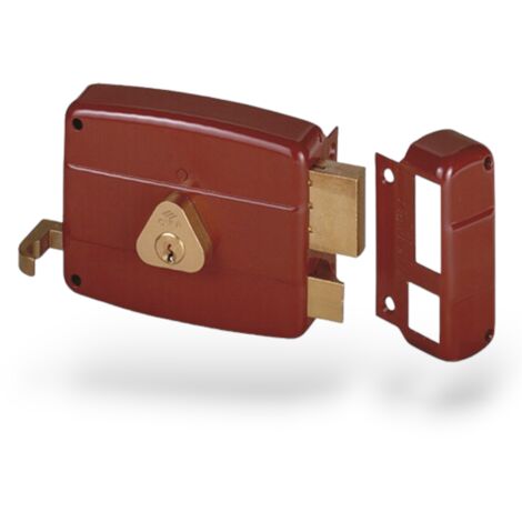 Serratura da applicare per portoni e infissi in legno CISA 50121 - Entrata 70 mm