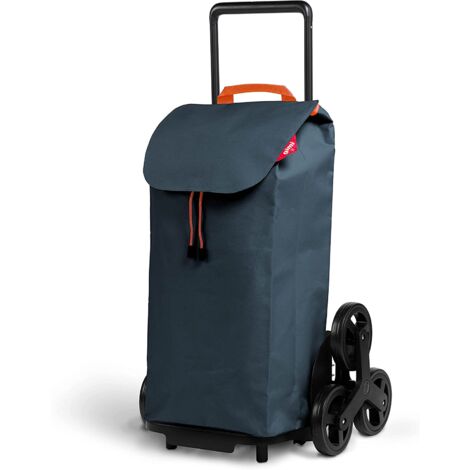 VOUNOT Carrello Spesa Pieghevole in Alluminio, Carrello Portaspesa 6 Ruote con Borsa Termico