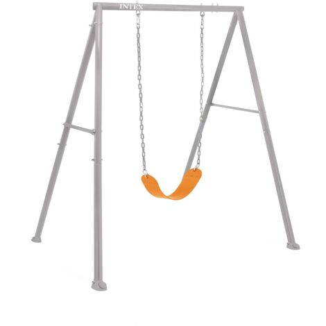 Altalena da giardino in acciaio 2in1 con seggiolini intercambiabili per bambini 3-10 anni INTEX 44114