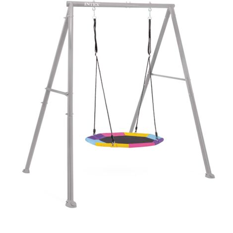 Altalena da giardino con dondolo a nido ottagonale per bambini 3-10 anni INTEX 44112