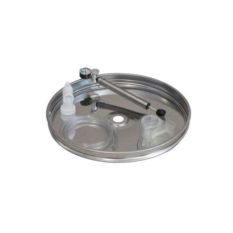 Galleggiante Ad Aria Inox Completo - ø mm.540 per contenitore inox da lt.200