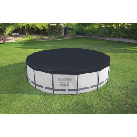 Telo copertura per piscine con struttura Tonda steel pro max Bestway 58038 (1/5)