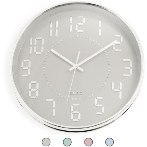OROLOGIO DA PARETE con igrometro e termometro 30cm per cucina casa