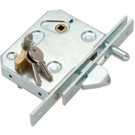 Serratura Infilare a gancio per cancelli scorrevoli 60 mm Art. 350.60 COMBI (1/2)