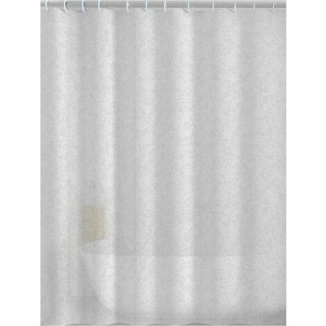 Spirella Tenda Doccia In Tessuto Poliestere 120x200 Cm – Grigio – Modello Elements, Elegante E Riciclato - 5