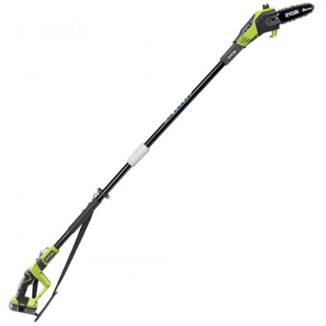 Potatore sega estensibile telescopica a batteria su asta regolabile OPP1820 Ryobi 18v con barra cm 20 (1/5)