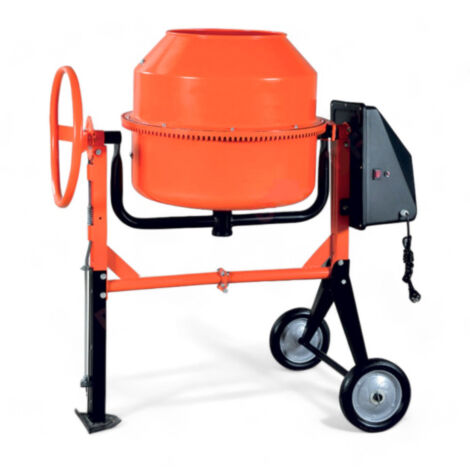 Betoniera elettrica mixer cemento 140 lt potenza 550 watt (1/4)