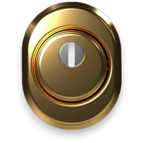 Defender per porte blindate con corpo in acciaio bronzato Cipierre 325C - 27x4xH25 mm (1/2)