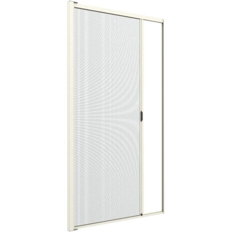 Zanzariera orizzontale verticale professionale con struttura in alluminio 160x250 cm - Avorio