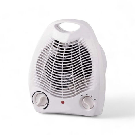 Termoventilatore Elettrico QPMT 2000W &ndash; Riscaldatore Rapido A Manopola, Livelli Regolabili, Caldo Istantaneo