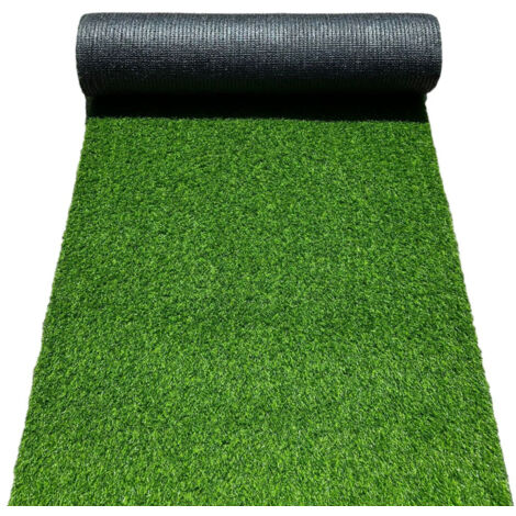Tappeto erba sintetica finto prato verde per esterno giardino 30mm rotolo 10 mt - 2x10 Mt