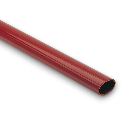 Barra ovale rossa per maniglioni antipanico 120 cm (1/4)