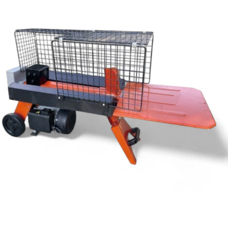 Spaccalegna orizzontale elettrico 1500W 230V con forza di lavoro 4 tonnellate per taglio
