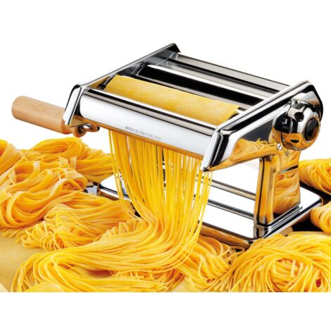 Macchina per Pasta Manuale in Acciaio Inox con Stendipasta - Rossetto
