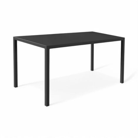 Tavolo autolivellante in acciaio antracite 80x120xH76 cm per esterno (1/2)