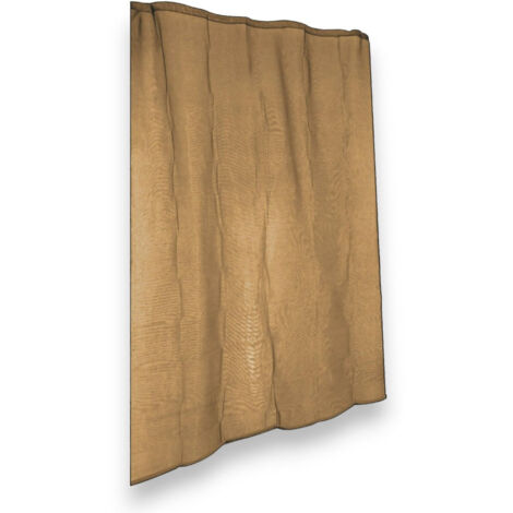 Zanzariera a tenda per esterno in poliestere 150x250 cm -  Marrone (1/5)