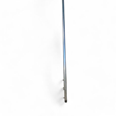 Palo telescopico allungabile ancoraggio antenna tv tre sezioni zincatura - H4 mt in 2 sezioni con tubi da ø mm.25/30