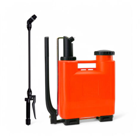Pompa irroratrice a spalla zaino 12 lt. con lancia 65 cm a pressione con azionamento manuale Olimpia (1/3)