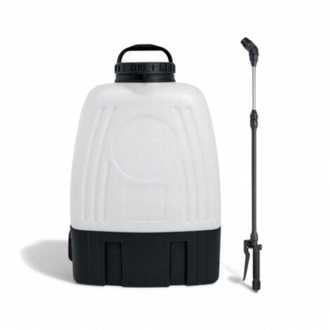 Pompa a spalla zaino 18 lt. a batteria litio 12V con lancia telescopica per giardino Electra 16 (1/4)
