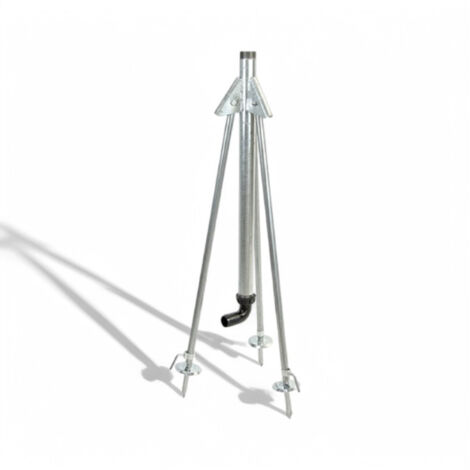 Treppiede In Acciaio PremiumX Per Antenne Satellitari Fino A 85 Cm – Altezza 120 Cm, Pieghevole, Con Picchetti