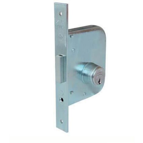 SERRATURA CANCELLO INFILARE 062450 WELKA - B.Q ZINC F.MM 22 C.TONDO M2 E.MM 45 - 1 pezzo