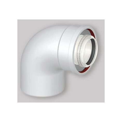 Curva Coassiale A 90° Per Caldaia Baxi Ø60/100 Mm