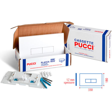 Placca Di Comando Pucci Eco Rinnova 28x18 Cm | Bianca | Ricambio Originale - Foto 10