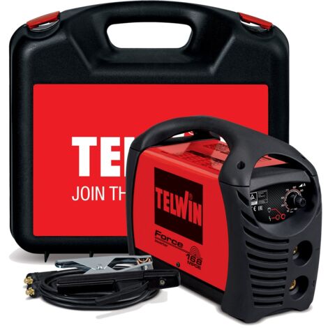 Saldatrice inverter Telwin Force MPGE 168 816211 - Rosso (1/10)