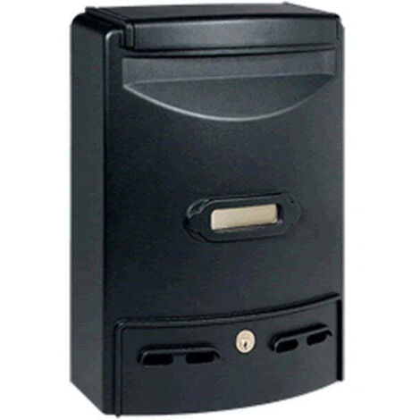 Cassetta postale in alluminio portariviste per esterni europa grigia - cm.29x10x39h. colore grigio (1/4)