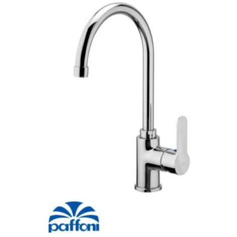 Miscelatore Lavello Tubo Girevole Blu Ø 20 Mm Con Flex Inox