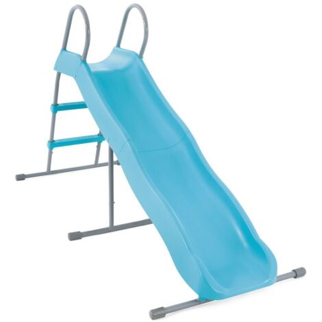 Scivolo Per Bambini 3-10 Anni Azzurro Cm.196X84X119H. - cm.196x84x119h. - peso kg.16,9 (44106)