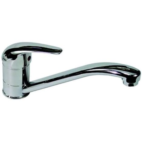 Rubinetto Miscelatore Canna Obliqua Per Lavello (1/2)