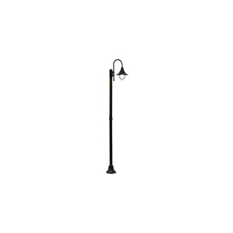 Lampione Su Palo Modello Parigi - 100w IP44 cm.230h. colore nero (1/2)